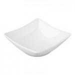 Acopa 1 oz. Bright White Porcelain Asian Appetizer / Tasting Spoon - 12/Pack Acopa 1 oz. Bright White Porcelain Asian Appetizer / Tasting Spoon - 12/Pack