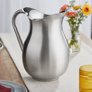 Vollrath 465312 96 oz. Stainless Steel Water Pitcher Vollrath 465312 96 oz. Stainless Steel Water Pitcher