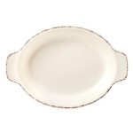 Libbey Farmhouse 13 oz. Oval Cream Porcelain Skillet - 24/Case