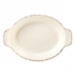Libbey Farmhouse 13 oz. Oval Cream Porcelain Skillet - 24/Case