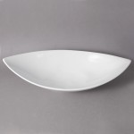 10 Strawberry Street WTR-16BANANABWL Whittier 42 oz. White Porcelain Large Banana Bowl - 12/Case 10 Strawberry Street WTR-16BANANABWL Whittier 42 oz. White Porcelain Large Banana Bowl - 12/Case