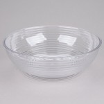 Cambro 11.2 Qt. Clear Camwear® Round Ribbed Bowl Cambro 11.2 Qt. Clear Camwear® Round Ribbed Bowl