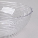 Cambro 11.2 Qt. Clear Camwear® Round Ribbed Bowl Cambro 11.2 Qt. Clear Camwear® Round Ribbed Bowl