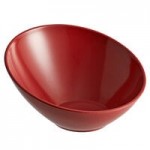 GET B-127-CR Diamond Harvest 12 oz. Cranberry Melamine Bowl - 24/Case