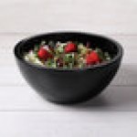 Elite Global Solutions M1225R5 Belize Black 6.75 Qt. Round Melamine Bowl Elite Global Solutions M1225R5 Belize Black 6.75 Qt. Round Melamine Bowl