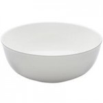 Elite Global Solutions M925R5NW Classics 3.75 Qt. Design White Round Melamine Bowl Elite Global Solutions M925R5NW Classics 3.75 Qt. Design White Round Melamine Bowl