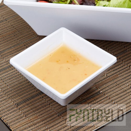 GET ML-257-W Siciliano 3 oz. White Melamine 3