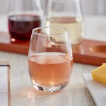 Acopa 6 oz. Customizable Stemless Wine Tasting Glass - 12/Case