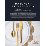 Sant' Andrea Mascagni Brushed Gold by 1880 Hospitality 8 Sant' Andrea Mascagni Brushed Gold by 1880 Hospitality 8