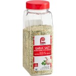 Lawry's 28 oz. Garlic Salt with Parsley, Coarse Grind - 6/Case