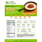Better Balance Plant-Based Vegan Chorizo 2.2 lb. - 2/Case Better Balance Plant-Based Vegan Chorizo 2.2 lb. - 2/Case