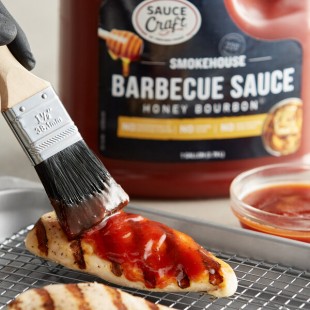 Sauce Craft 1 Gallon Honey Bourbon BBQ Sauce