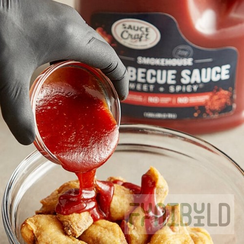 Sauce Craft Sweet and Spicy BBQ Sauce 1 Gallon - 4/Case