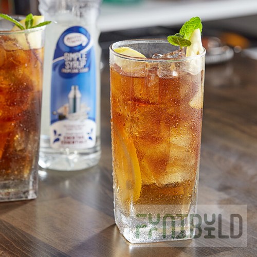 Master of Mixes Simple Syrup 375 mL - 12/Case