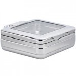 Bon Chef 20310NG 4 Qt. Stainless Steel Hinged Top Induction Chafer