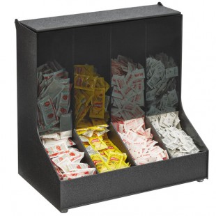 Vollrath CFIFO-4 1 Tier 4 Bin First In First Out Gravity Fed Condiment Holder