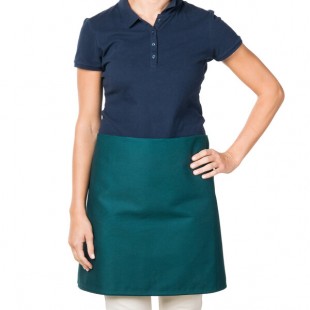 Intedge Hunter Green Poly-Cotton 4-Way Waist Apron - 38
