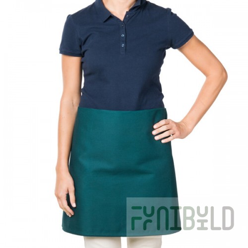 Intedge Hunter Green Poly-Cotton 4-Way Waist Apron - 38