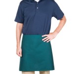 Intedge Hunter Green Poly-Cotton 4-Way Waist Apron - 38