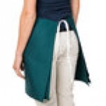 Intedge Hunter Green Poly-Cotton 4-Way Waist Apron - 38