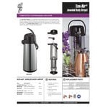 Service Ideas Eco-Air® 3 Liter Glass Lined Airpot with Lever ECAL30S Service Ideas Eco-Air® 3 Liter Glass Lined Airpot with Lever ECAL30S