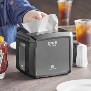 Dixie Ultra Black Tabletop Interfold Napkin Dispenser Dixie Ultra Black Tabletop Interfold Napkin Dispenser