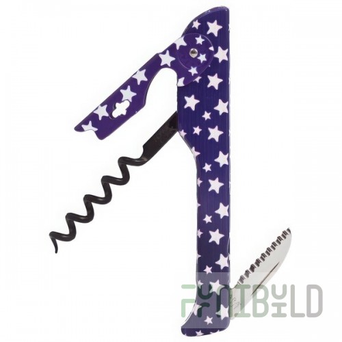 Franmara 2026 Hugger Designer Collection Waiter's Corkscrew with Stars Decal