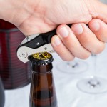 Pullparrot Waiter's Corkscrew with Black Handle 5125-01