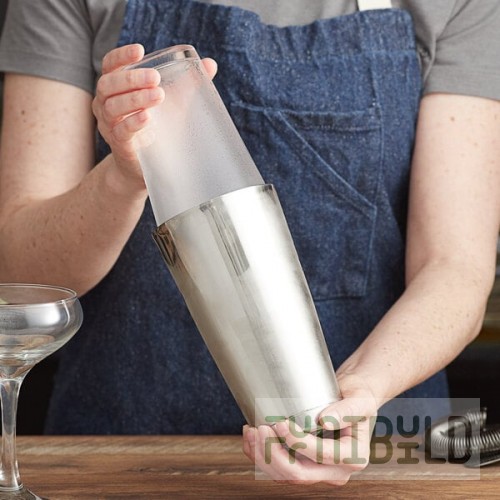 Acopa 28 oz. Stainless Steel Full Size Cocktail Shaker Tin