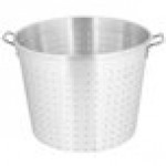 Town 38020 150 Qt. Tapered Aluminum Vegetable Colander with Handles