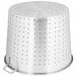 Town 38020 150 Qt. Tapered Aluminum Vegetable Colander with Handles
