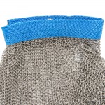 Victorinox 7.9039.L saf-T-gard GU-500 Blue Cut Resistant Stainless Steel Mesh Glove - Large Victorinox 7.9039.L saf-T-gard GU-500 Blue Cut Resistant Stainless Steel Mesh Glove - Large