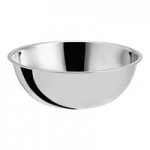 Choice 16 Qt. Stainless Steel Mixing Bowl with Silicone Bottom
