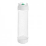San Jamar 8573MV Yellow Medium Viscosity Valve for EZ-KLEEN® Sauce Bottles - 6/Pack