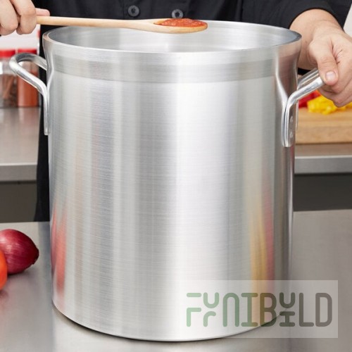 Vollrath 68633 Wear-Ever Classic Select 32 Qt. Heavy Duty Aluminum Stock Pot