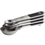 OXO 11132100 Good Grips 1/4 tsp. to 1 Tbsp. 4-Piece Magnetic Stainless Steel Measuring Spoon Set