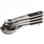 OXO 11132100 Good Grips 1/4 tsp. to 1 Tbsp. 4-Piece Magnetic Stainless Steel Measuring Spoon Set