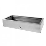 Delfield N8046N Narrow Two Pan Drop-In Ice-Cooled Food Well Delfield N8046N Narrow Two Pan Drop-In Ice-Cooled Food Well