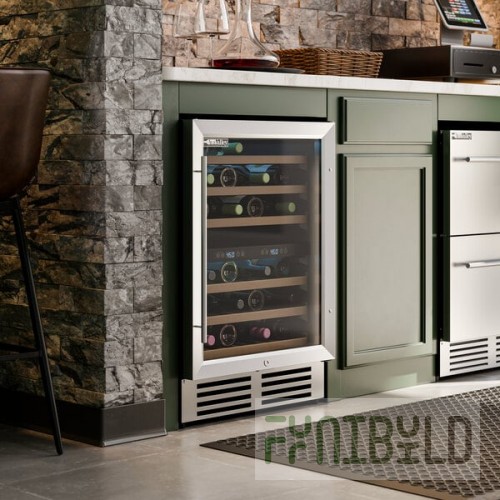 AvaValley WRC-46-DZ Dual Temperature Full Glass Door Commercial Wine Cooler