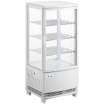 Avantco GSM-3-2-HC White Glass Sided Pass-Through Countertop Display Refrigerator Avantco GSM-3-2-HC White Glass Sided Pass-Through Countertop Display Refrigerator
