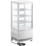 Avantco GSM-3-2-HC White Glass Sided Pass-Through Countertop Display Refrigerator Avantco GSM-3-2-HC White Glass Sided Pass-Through Countertop Display Refrigerator