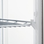 Avantco GSM-3-2-HC White Glass Sided Pass-Through Countertop Display Refrigerator Avantco GSM-3-2-HC White Glass Sided Pass-Through Countertop Display Refrigerator