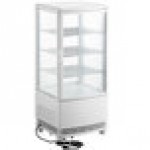 Avantco GSM-3-2-HC White Glass Sided Pass-Through Countertop Display Refrigerator Avantco GSM-3-2-HC White Glass Sided Pass-Through Countertop Display Refrigerator