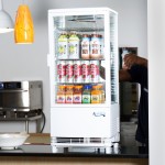 Avantco GSM-3-2-HC White Glass Sided Pass-Through Countertop Display Refrigerator Avantco GSM-3-2-HC White Glass Sided Pass-Through Countertop Display Refrigerator