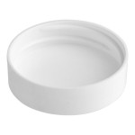 38/400 Smooth White Lid with Foam Liner - 100/Pack 38/400 Smooth White Lid with Foam Liner - 100/Pack