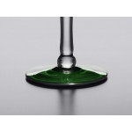 Acopa Tropic 15 oz. Martini Glass with Green Rim and Base - 12/Case Acopa Tropic 15 oz. Martini Glass with Green Rim and Base - 12/Case