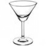 Acopa Tropic 15 oz. Martini Glass with Green Rim and Base - 12/Case Acopa Tropic 15 oz. Martini Glass with Green Rim and Base - 12/Case