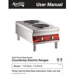 Avantco 177PCER40008 Power Cord for CER-400