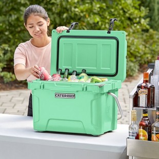 CaterGator CG20SF Seafoam 20 Qt. Rotomolded Outdoor Cooler / Ice Chest CaterGator CG20SF Seafoam 20 Qt. Rotomolded Outdoor Cooler / Ice Chest