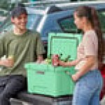 CaterGator CG20SF Seafoam 20 Qt. Rotomolded Outdoor Cooler / Ice Chest